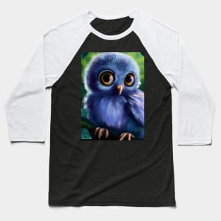 Baby Owl Baseball T-Shirt